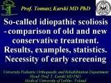 TWO LECTURES on scoliosis / Orthop.Congress in CAIRO-8.12.2006
