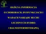 Geotermia&Ortopedia. Geothermal water in orthopaedic therapy/LECTURES