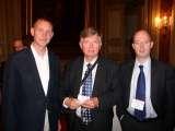 IRSSD Meeting in Ghent / Belgium, June 2006. From left: Dr John Braun (USA), Prof. Karski / Poland, Dr Ashley Cole / UK. 