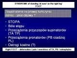 STANDING 'at free' on the right leg.Spine.Hip.Knee.Shank.LECTURE